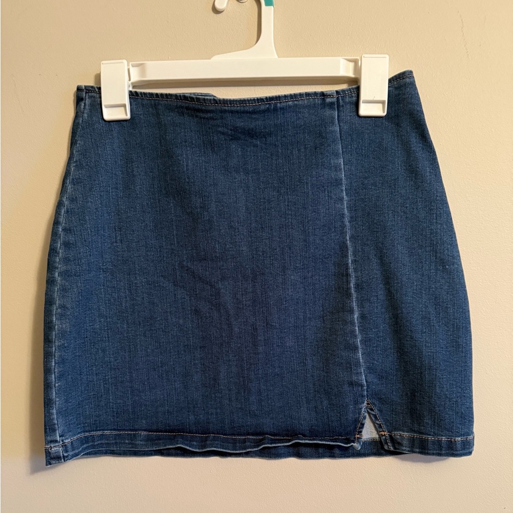 Classic Blue Denim Skirt